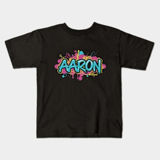 Aaron name Kids T-Shirt